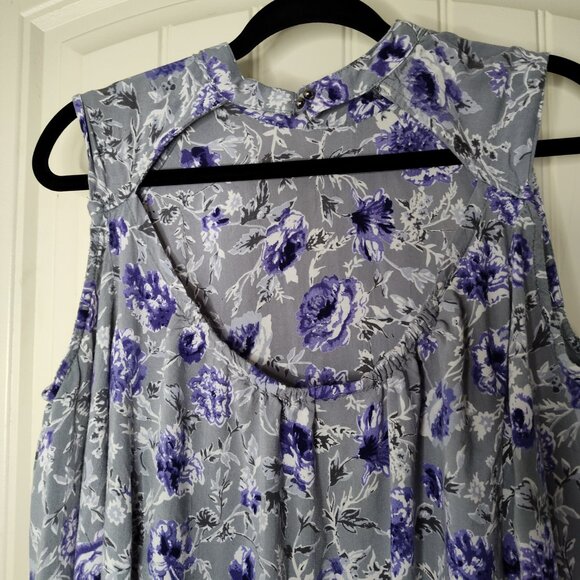 Angie Mini Dress With Cold Shoulders And Keyhole Back Size L - Picture 3 of 11